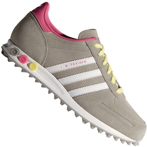 adidas la trainer w schuhe grau weiß türkis|Adidas La Trainer .